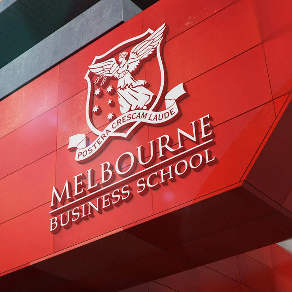 Logo de l'école de Management Melbourne Business School